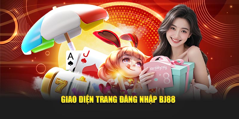 Giao diện trang đăng nhập BJ88