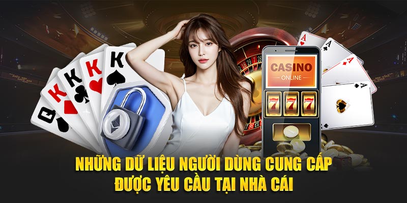 Những dữ liệu người dùng cung cấp được yêu cầu tại nhà cái